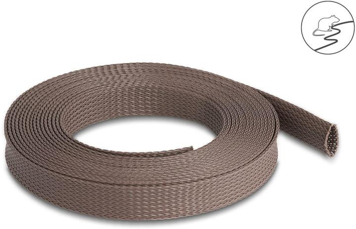 Actual product image Delock Braided hose rodent proof, 5 m x 19 mm Brown (Cable conduit, 500 cm)