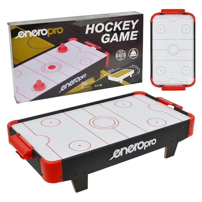 Enero StÓŁ Gra Cymbergaj Air Hockey 60x32, 5x14CM Czarny Pro