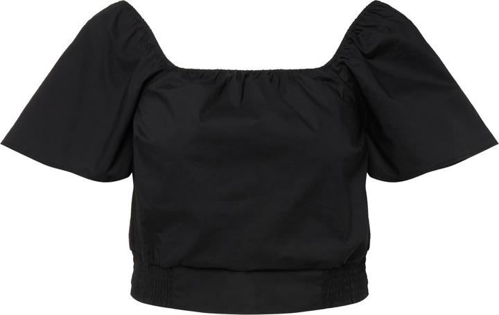 Immagine prodotto Ulla Popken Top corto con Paper Touch, spalle scoperte e mezze maniche (54)