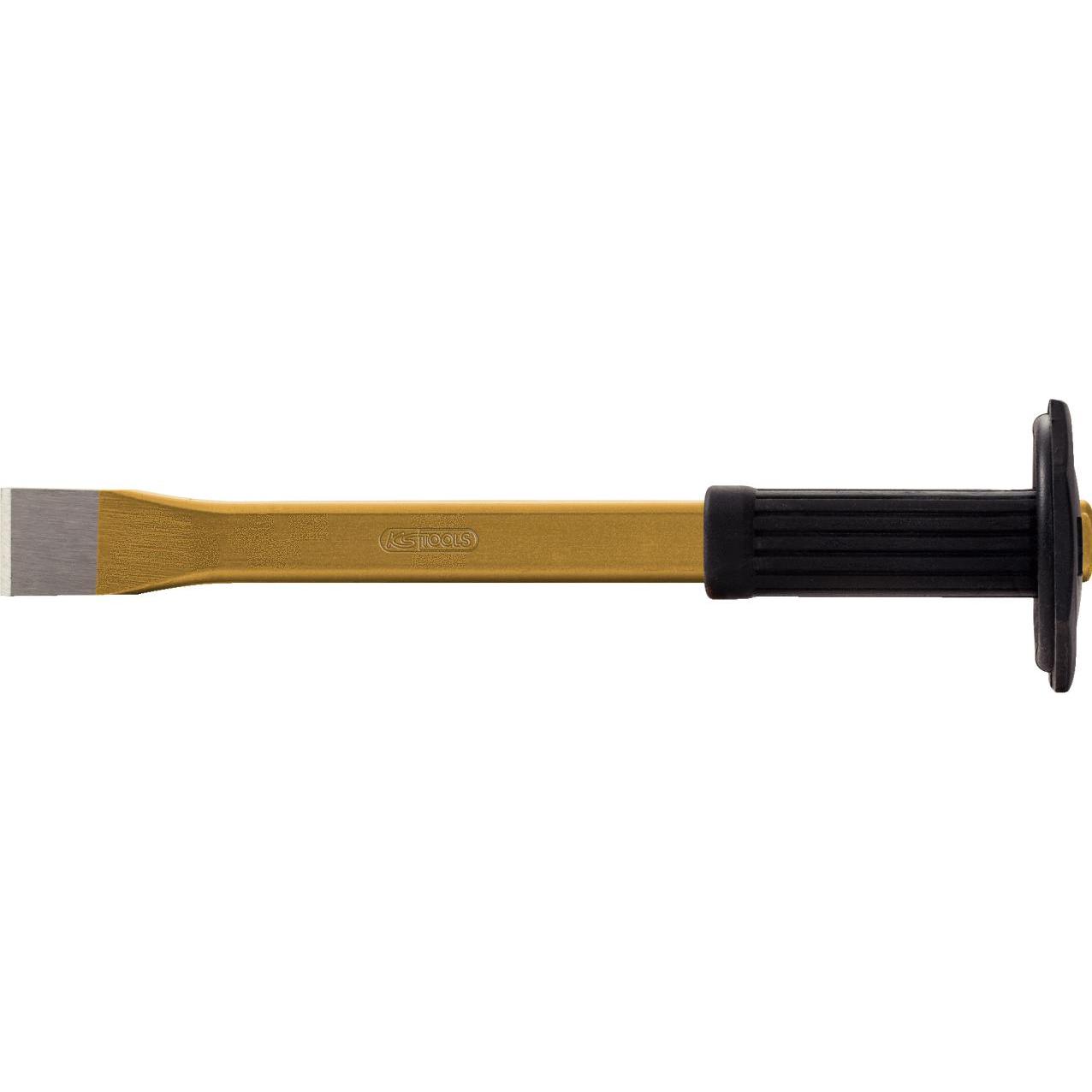 KS Tools, Meissel, Maurermeissel mit Handschutzgriffflach, flach oval, 33x1000 mm