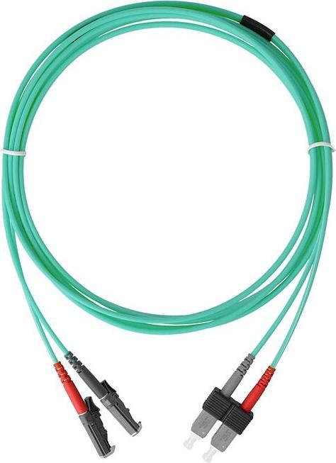 Actual product image BlueOptics Duplex fibre optic patch cable SC-E2000 multimode OM3 30 metres (30 m)