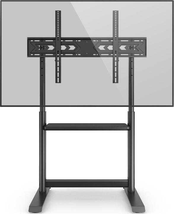 Actual product image Techly Floor Stand for 60-86" LCD/LED/Plasma TV Multifunction (Ground, 86", 68 kg)