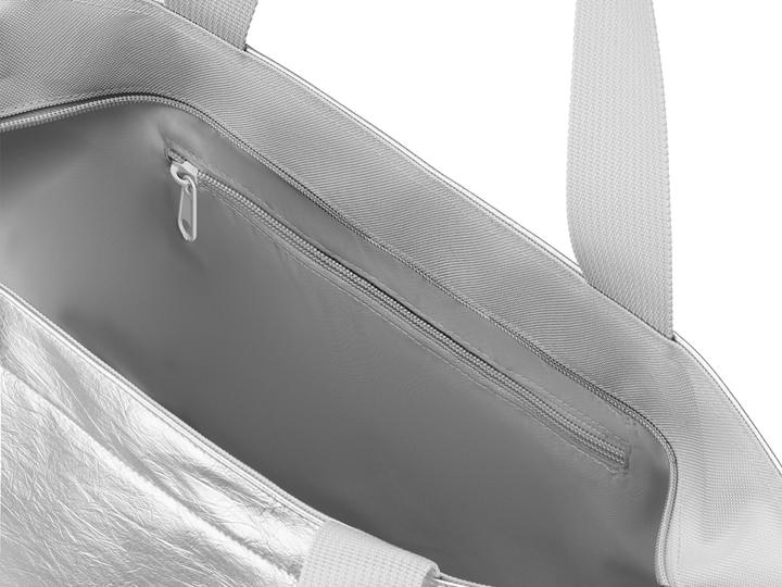 Actual product image reisenthel Tasche Shopper M Silver Crackle