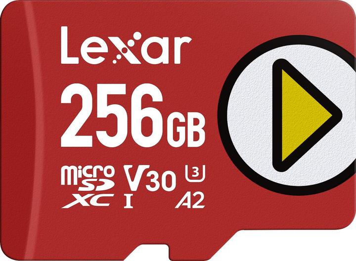 Actual product image Lexar Carte Mémoire Micro Sd Play - 256go (256 GB, microSDXC, U3, UHS-I)