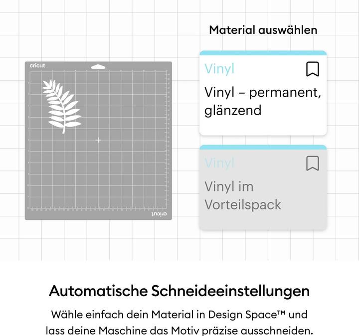 Actual product image Cricut Vinylfolie Premium Permanent 30.5 x 122 cm Gelb (1x)