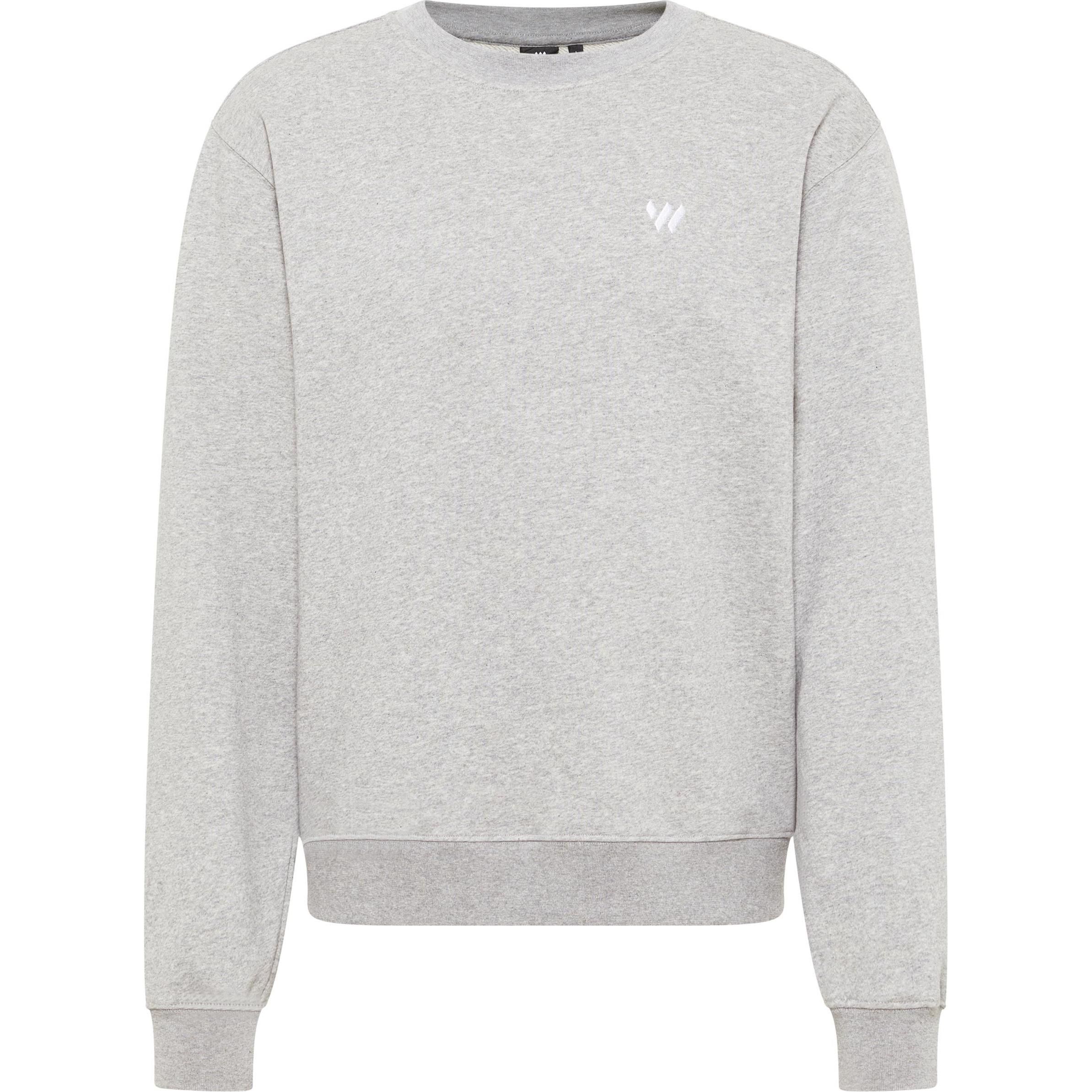 Witeblaze, Herren, Pullover, NOS PUSH Men's crew,grau melie grau meliert M, Grau, (M)