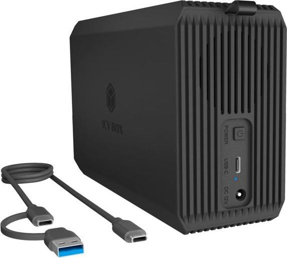 Productafbeelding Icy Box Raid System IcyBox für 2-Bay 2,5"/3,5" SATA HDD/SSD (2.5", 3.5")