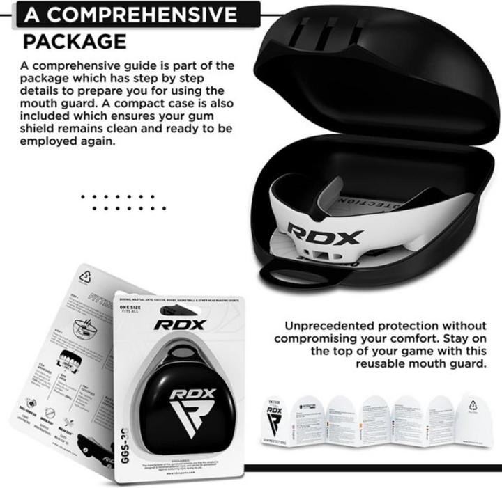 Actual product image Rdx Mouth Guard Junior below 12 years (One size)