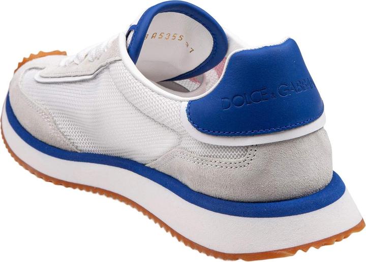 Produktbild Dolce & Gabbana cushion sneakers in mixed materials white and red color (37)