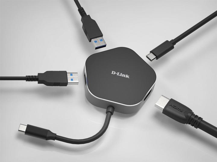 Actual product image D-Link DUB-M420 (USB-C, 4 ports)
