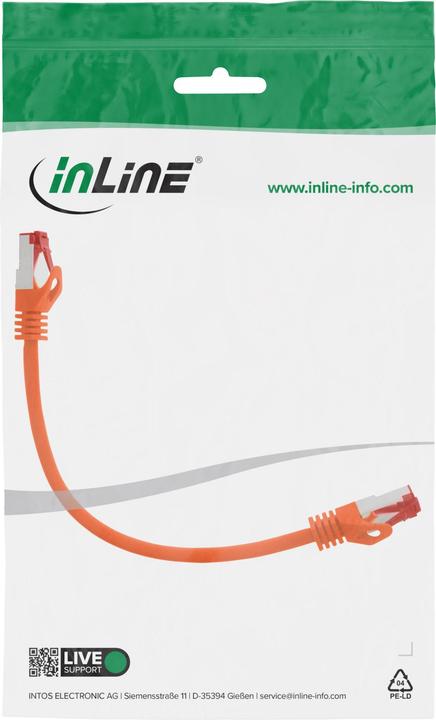 Actual product image InLine Patch cable (S/FTP, CAT6, 0.25 m)
