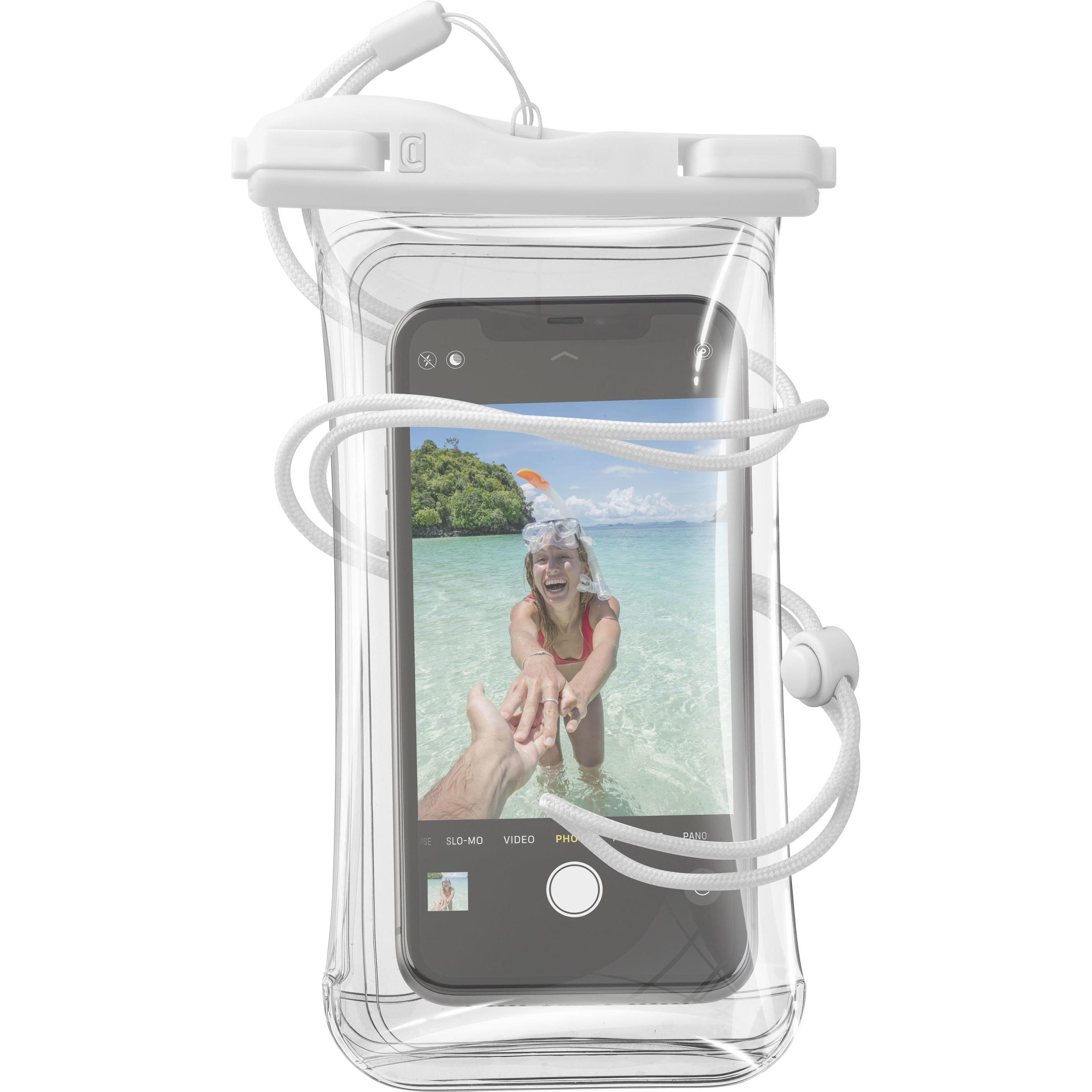 Cellularline Waterproof Voyager (Universal), Smartphone Hülle, Weiss