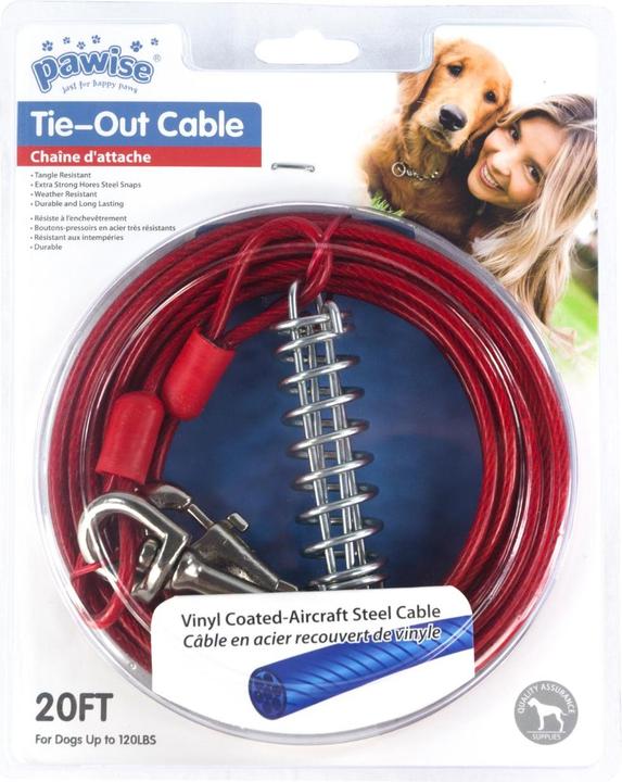 Actual product image Pawise Tie Out spiral cable Heavy Duty 7 metres (7 m)
