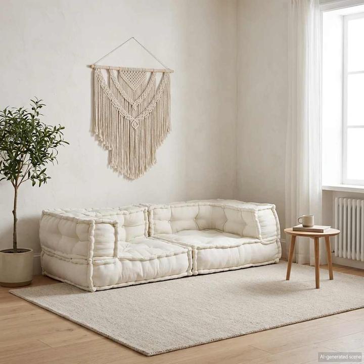 Actual product image vidaXL Modular pouf (2 person sofa)