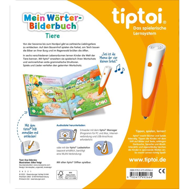 Image du produit tiptoi Wörter-Bilderbuch (Allemand, Eva Odersky, Silke Voigt Silke Voigt, 2022)