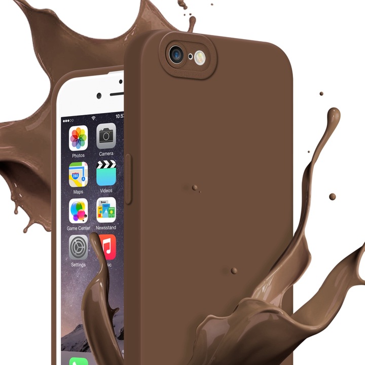 Produktbild Cadorabo Hülle für Apple iPhone 6 PLUS / 6S PLUS im TPU Fluid LM162 Style (Apple iPhone 6 Plus)