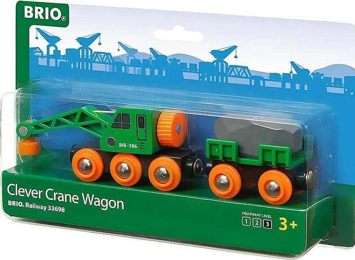 Produktbild Brio Kranwagen mit Anhänger