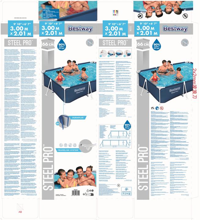 Produktbild Bestway Steel Pro Pool (300 x 201 x 66 cm)