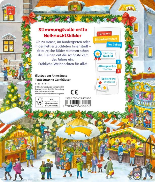 Actual product image Ravensburger Sachen suchen - Frohe Weihnachten (German, Susanne Gernhäuser, 2016)