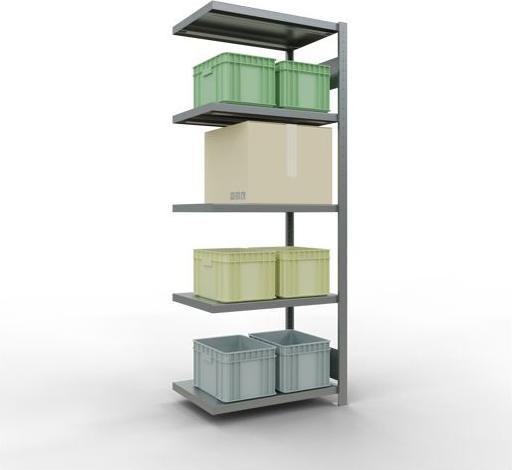 Actual product image Schulte Lagertechnik MULTIplus250 boltless add-on bay system with length bolts