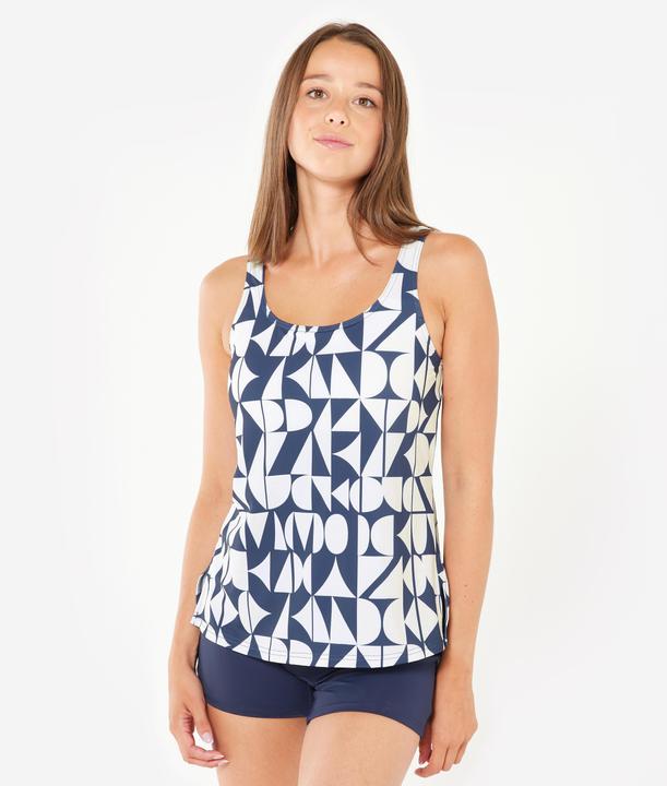 Produktbild Nabaiji Badeanzug Tankini Shorty Damen - Heva blau (40)