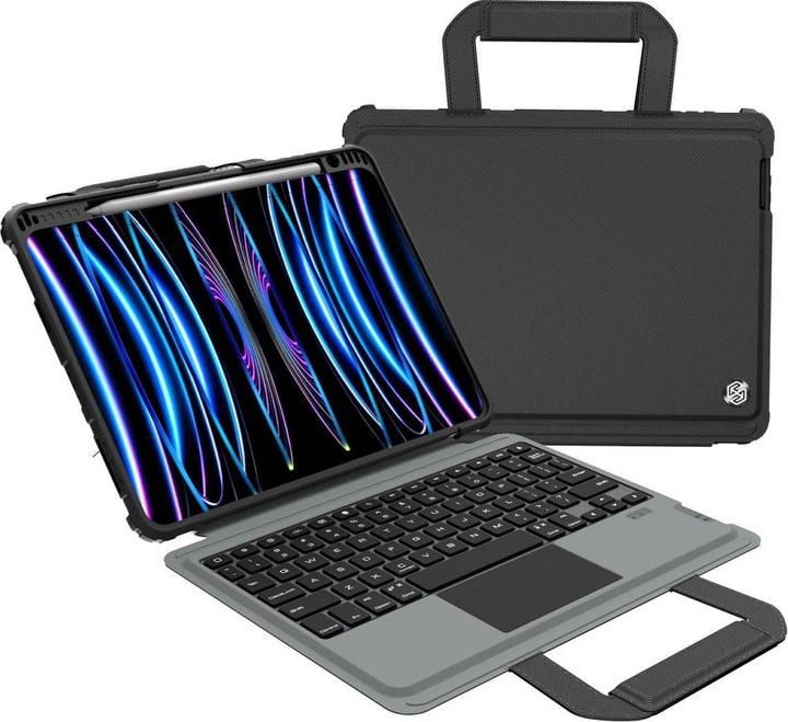 Image du produit Nillkin Bumper GO Keyboard Case (version rétroéclairée) pour iPad Air 4/5/10.9 2020/11 2024/ Pro 11 2020/20 (iPad Air 4)