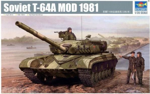Actual product image Trumpeter Soviet T-64AV MOD 1984