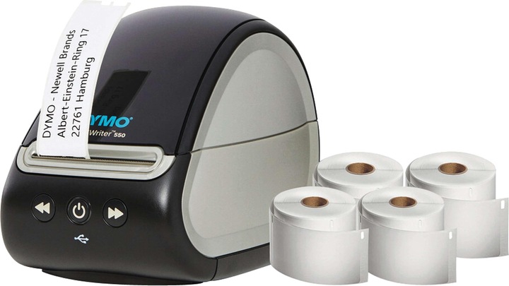 Immagine prodotto Dymo LabelWriter 550 Value con 4 rotoli LW (90000 dpi)