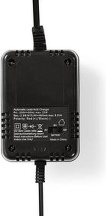Produktbild Nedis Bleiakkuladegerät - 2/6/12 V - Vollautomatisches Ladegerät - Spannungswahlschalter - Verpolu (1 Stk., Ladegerät ohne Akku)