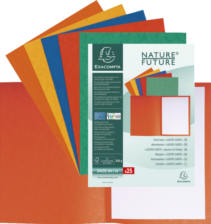 Actual product image Exacompta Collection folders - File covers (A4, 40 x)