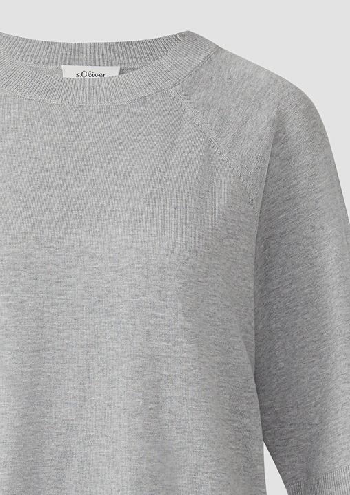 Produktbild s.Oliver Strickpullover Leichter Kurzarm-Strickpullover (34)