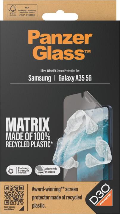 Produktbild PanzerGlass Matrix (1 Stück, Samsung Galaxy A35)