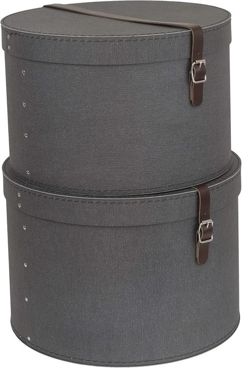 Immagine prodotto Bigso 2er-Set Runde Aufbewahrungsboxen mit Deckel