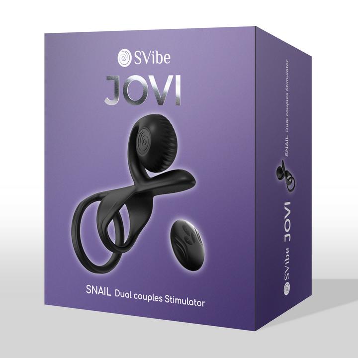 Produktbild Snail Vibe SVibe Snail JOVI PaarRing Schwarz (3.50 cm)