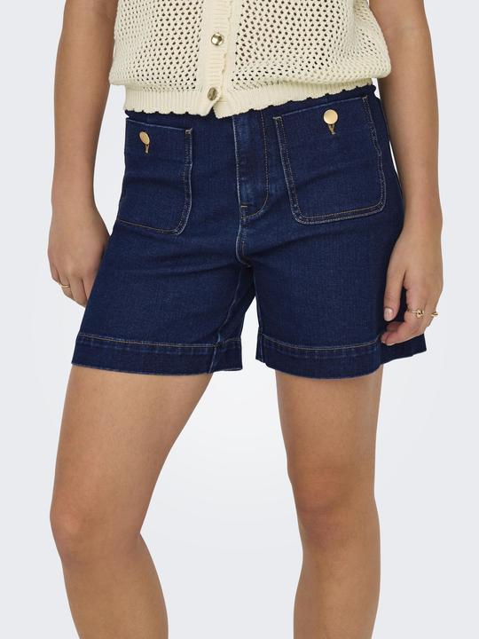 Immagine prodotto Only ONLMADELINE Hohe Taille Normal geschnitten Jeans-Shorts Jeans-Shorts (XS)