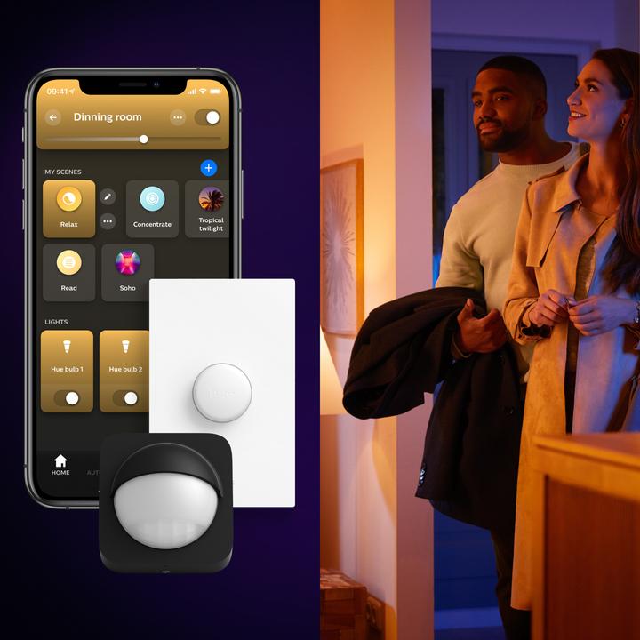 Productafbeelding Philips Hue Starter Kit Essential White & Color Ambiance + Bridge (E27, 806 lm, 3 x)