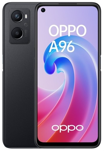 Image du produit OPPO A96 (128 Go, Noir étoilé, 6.59", Double SIM, 50 Mpx, 4G)