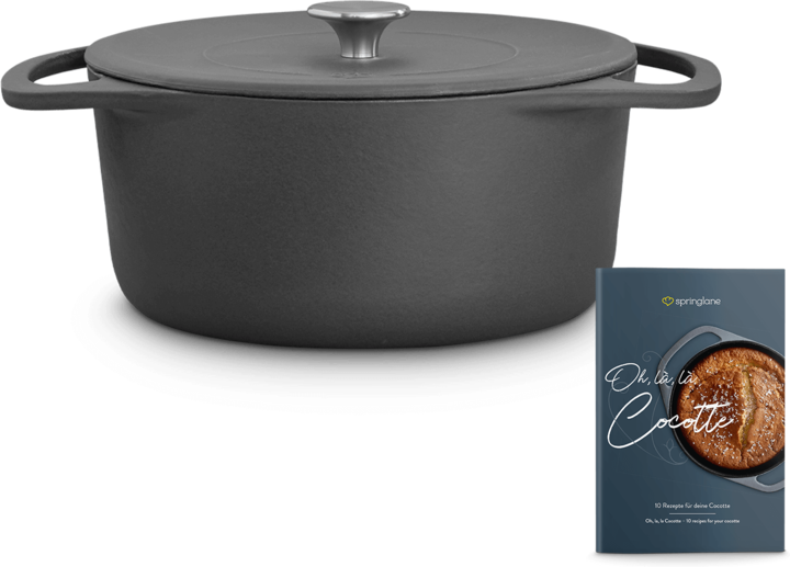 Actual product image Springlane Cocotte (24 cm, Casserole + Stewpot, Cast iron)