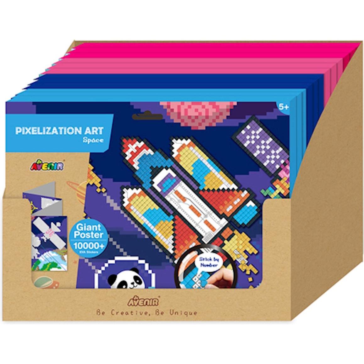 Thumbnail - Avenir, Sticker, Pixelization Art