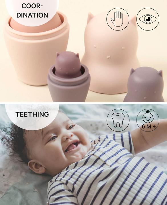 Actual product image Esmée Four piece cat babushka