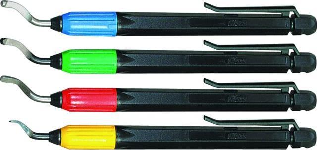Actual product image Noga Universal deburrer set (4 holders with 1 blade each)