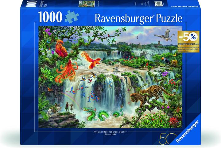 Actual product image Ravensburger Puzzle 12001090 - Fantastic waterfall of Iguazú - 1000 pieces jigsaw puzzle for (1000 pieces)