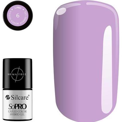 Thumbnail - Silcare, Nagellack, SILCARE SoPro Hybrid Gel lakier hybrydowy 006 7g (Light Purple, Gel-Effekt Nagellack)