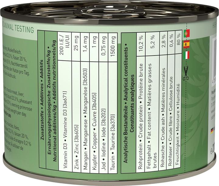 Image du produit Catz Finefood No.15 Poulet & faisan (Adulte, 6 pcs, 250 g)
