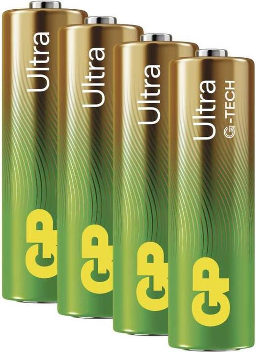 Productafbeelding GP Batteries Ultra Alkaline batterij AA Mignon 1,5V Blister van 4 (4 Pcs., AA)
