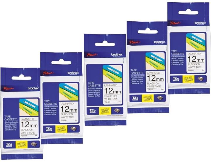 Immagine prodotto Brother TZe-231 (1.20 cm, Nero, Bianco)