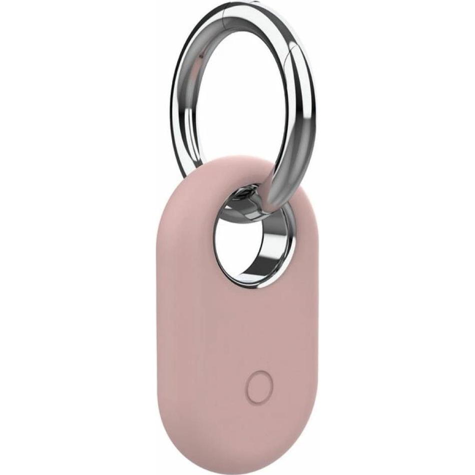 Screenguard Samsung Galaxy SmartTag2 Liquid Silikon Case mit Anhänger, Tracker Zubehör, Rosa