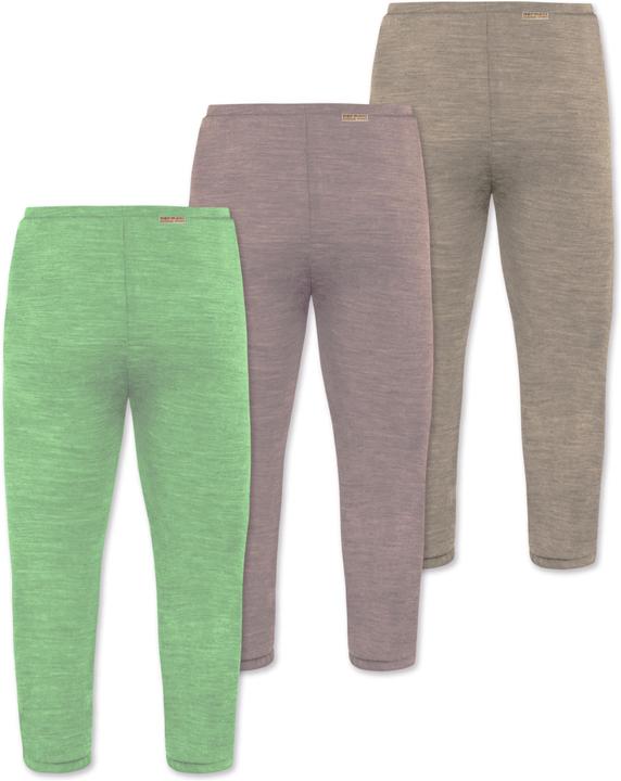 Image du produit Normani Lot de 3 slips bébé mérinos avec pieds - 9543 (74)
