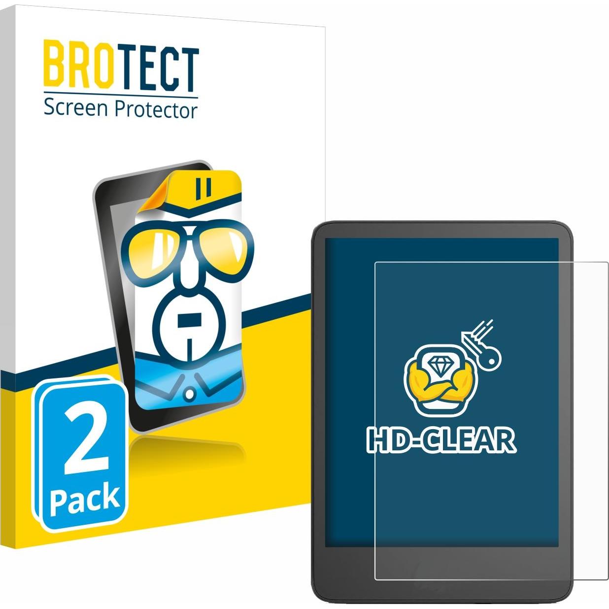 BROTECT Schutzfolie Displayschutz Displayschutzfolie Folie Klar Transparent, eReader Zubehör, Transparent