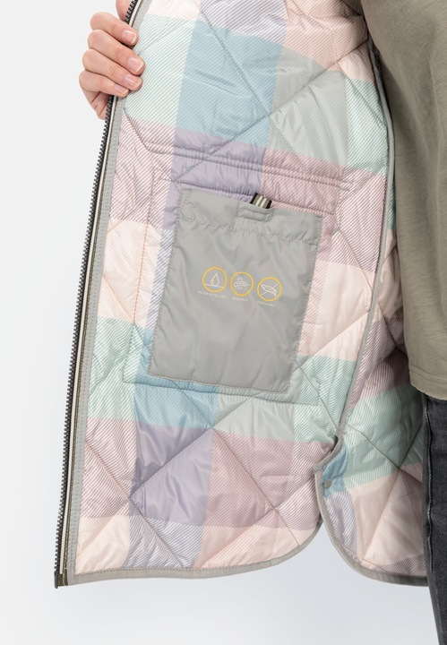 Actual product image Camel Active Recycled Polyester Quilted Coat (40)